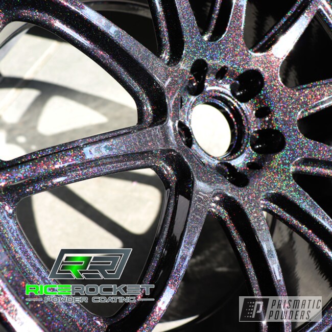Powder Coated 18 Inch Subaru Rims In Pss-0106 And Ppb-5411