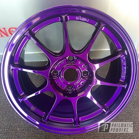 Powder Coating: Illusion Purple PSB-4629,18" Aluminum Wheels