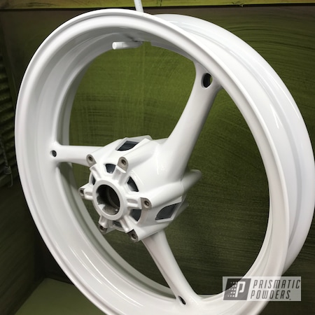 Powder Coating: Polar White PSS-5053,Automotive,Wheels
