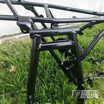 Powder Coated Triumph Motorcycle Frame In Pss-0106