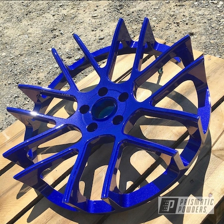 Powder Coating: 3 Piece Wheels,20" Aluminum Wheels,Illusion Royal PMS-6925,20",Clear Vision PPS-2974,Automotive,Wheels