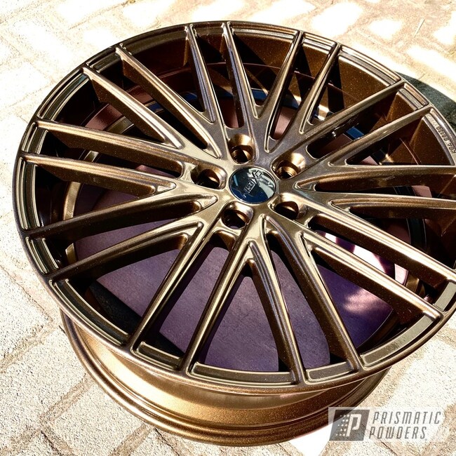 Powder Coated Bronze 18 Inch Audi Wheels