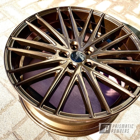 Powder Coating: Bronze Chrome PMB-4124,18” Wheel,18",Automotive,2019,Audi,Wheels