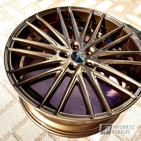 Powder Coating: Bronze Chrome PMB-4124,18” Wheel,18",Automotive,2019,Audi,Wheels