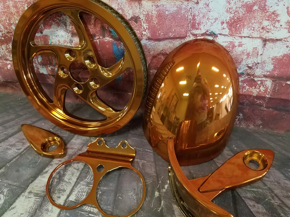 Harley Davidson Parts in Trans Copper II and Super Chrome | Prismatic ...