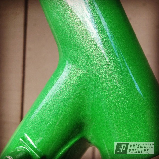 Powder Coated Refinished Bicycle Frame In Pps-2974 And Pmb-2733
