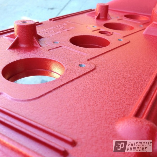 Powder Coated Red Audi 1.8t Valve Cover