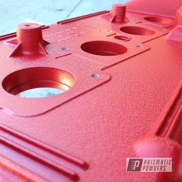Powder Coated Red Audi 1.8t Valve Cover
