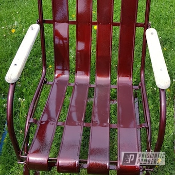Powder Coated Vintage Lawn Chair In Pps-2974, Pvb-5213 And Ups-1506