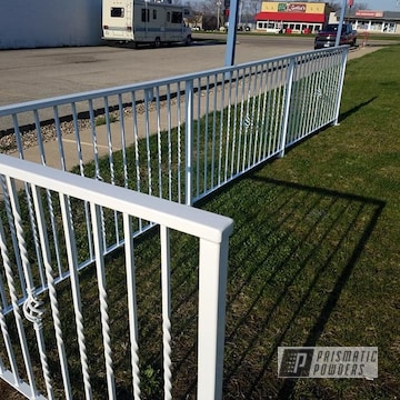 Powder Coated Refinished Metal Hand Railing In Pss-5690