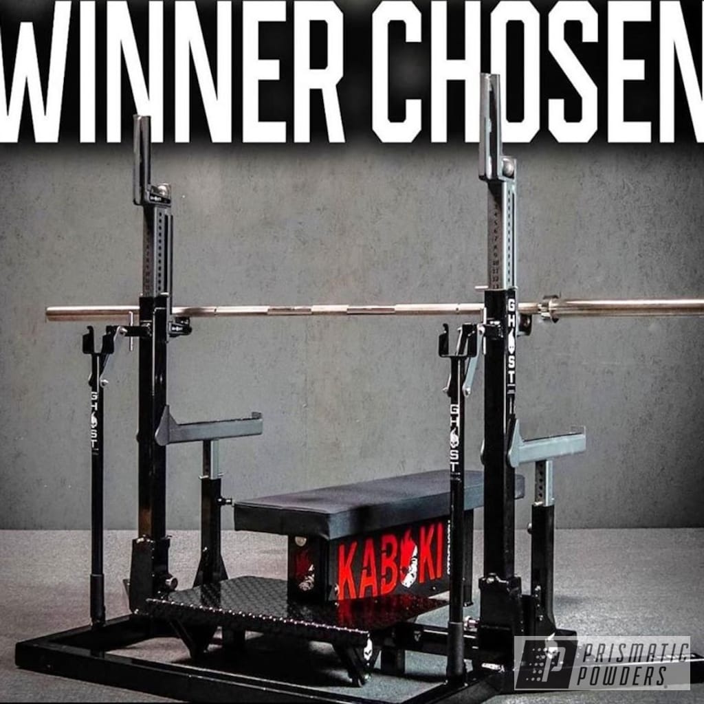 Ghost Strong Weight Lifting Equipment In Ral 3002 And Ink Black Prismatic Powders Ghost Strong Weight Lifting Equipment In Ral 3002 And Ink Black Prismatic Powders