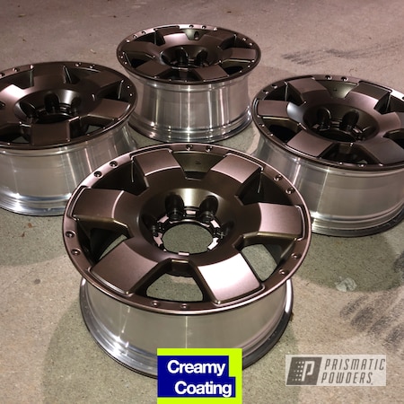 Powder Coating: Wheels,Automotive,Satin Bronze Chrome PMB-10182,Tundra,18",Toyota,18" Aluminum Wheels