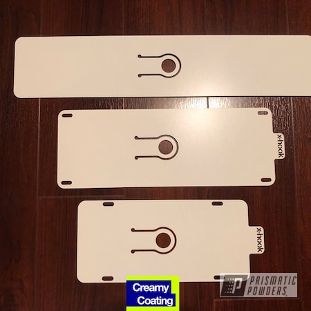 Powder Coating: Miscellaneous,License Plate,Soft Satin White PSS-1353