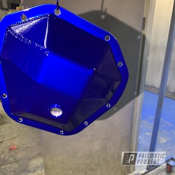 Powder Coated Blue Differential Cover