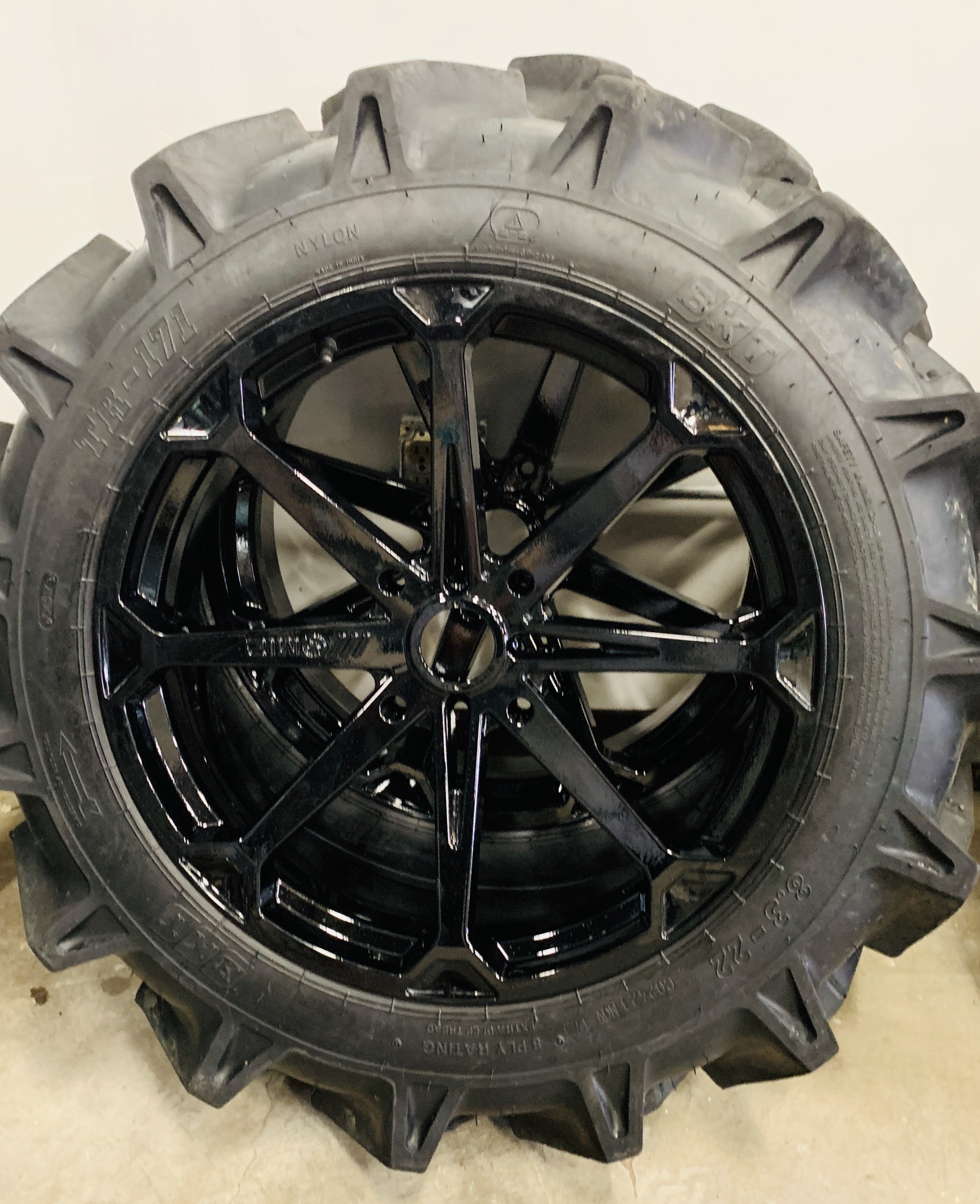 Custom Polaris RZR Suspension and Wheels coated in New Teal, Ink Black ...