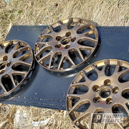 Powder Coating: Aluminium Wheels,Bronze Chrome PMB-4124,16" Wheel,Automotive,Wheels