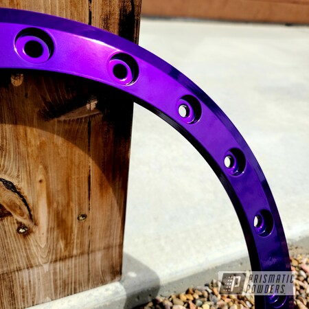 Powder Coating: Wheel Faces,Clear Vision PPS-2974,Illusion Purple PSB-4629,Automotive