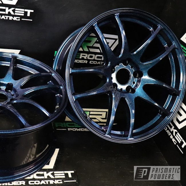 Powder Coated Custom 18 Inch Rims In Ppb-5729 And Pss-0106