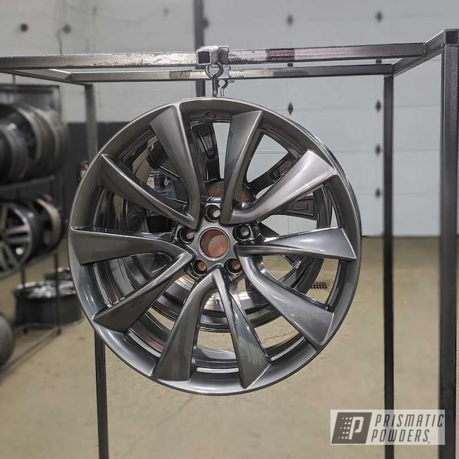 Powder Coated 19 Inch Aluminum Tesla Wheels In Uss-5204
