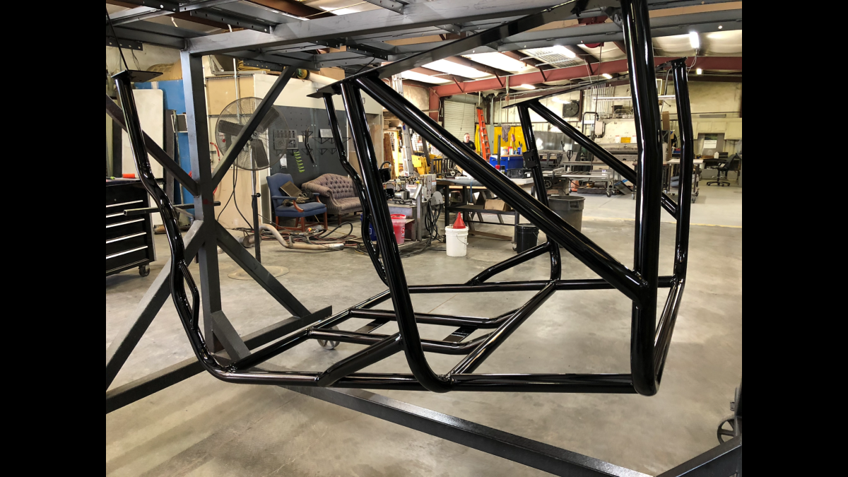 Toyota FJ40 Roll Cage featuring Epoxy Primer and Gloss Black ...