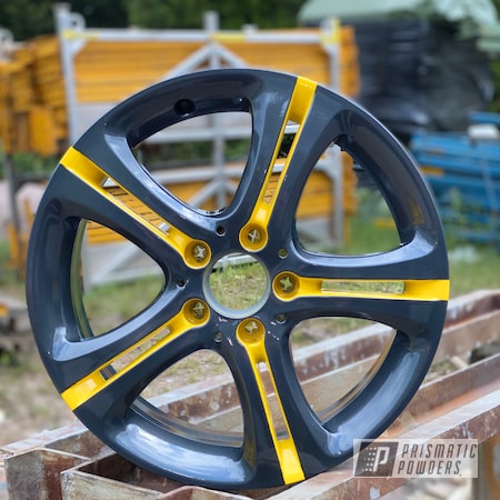 Powder Coating: 18” Wheels,Evo Grey PMB-5969,Mercedes Benz,Clear Vision PPS-2974,18",Automotive,Yes Yellow PSS-5691,Wheels