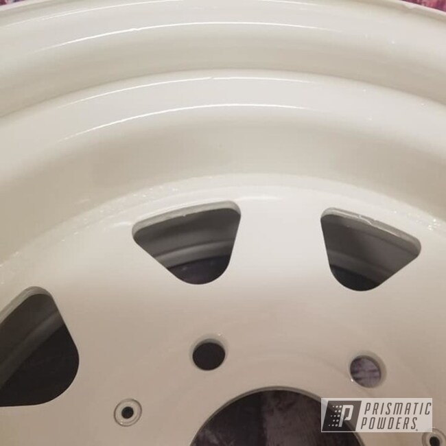 Powder Coated 15 Inch Jeep Rims In Ral 1013