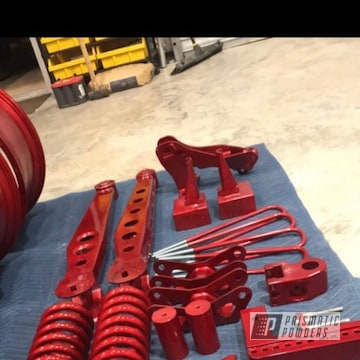Powder Coated Ford F250 Parts In Ups-1506 And Pms-2569