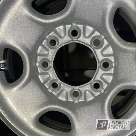 Powder Coating: Heavy Silver PMS-0517,17" Wheels,Automotive,Wheels,Steel Rims