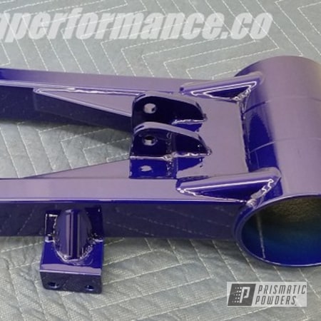 Powder Coating: Clear Vision PPS-2974,Illusion Purple PSB-4629,Honda,Automotive,ATV Parts,Honda TRX