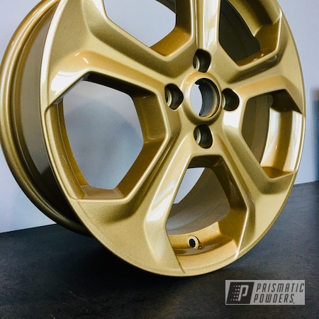 Powder Coating: 18” Wheels,Ford,Walts Gold PMB-4053,Ford Fiesta,18",Automotive,Wheels