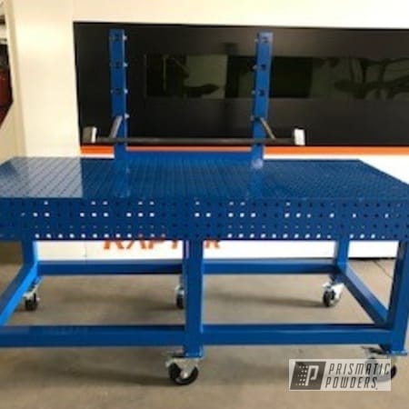 Powder Coating: Table,Industrial,RAL 5017 Traffic Blue