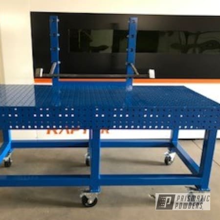 Powder Coating: Table,Industrial,RAL 5017 Traffic Blue