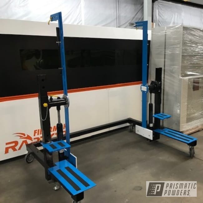 Powder Coated Refinished Industrial Lift Station In Ral 5017