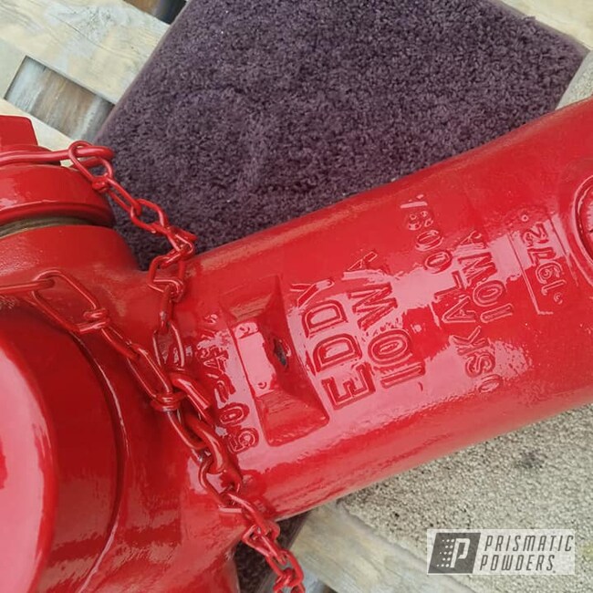 Refinished Vintage Fire Hydrant finished in RAL 3002