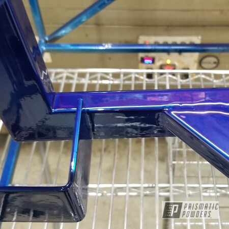 Powder Coating: Powder Coating Stand,Miscellaneous,Clear Vision PPS-2974,Cheater Blue PPB-6815