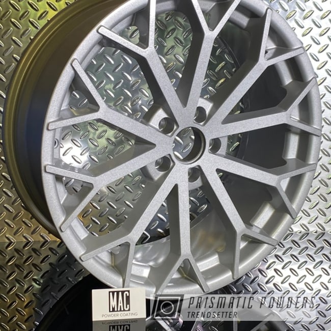Powder Coated Custom Bmw Rims In Pms-0439 And Pps-2974