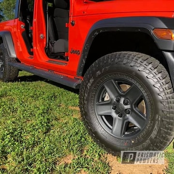 Powder Coated Refinished Jeep Gladiator Rims In Pcb-1112