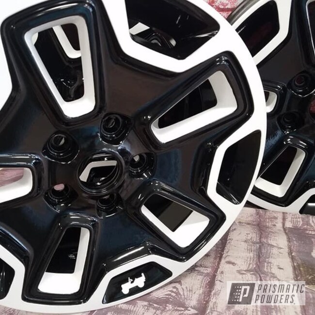 Powder Coated Two Toned 17 Inch Wheels In Pss-0106 And Pss-5690