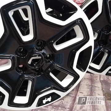Powder Coated Two Toned 17 Inch Wheels In Pss-0106 And Pss-5690