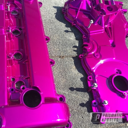 Powder Coating: Automotive,Clear Vision PPS-2974,Mazda,Engine Parts,Illusion Violet PSS-4514