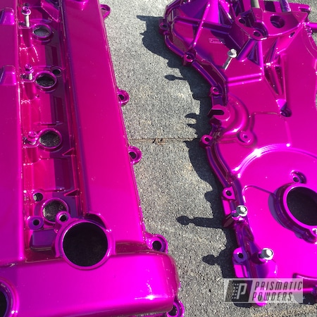Powder Coating: Automotive,Clear Vision PPS-2974,Mazda,Engine Parts,Illusion Violet PSS-4514