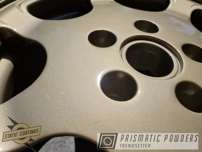Powder Coating: Aluminum Wheels,Titanium Gold PMB-0548,Clear Vision PPS-2974,Porsche,Automotive,Wheels