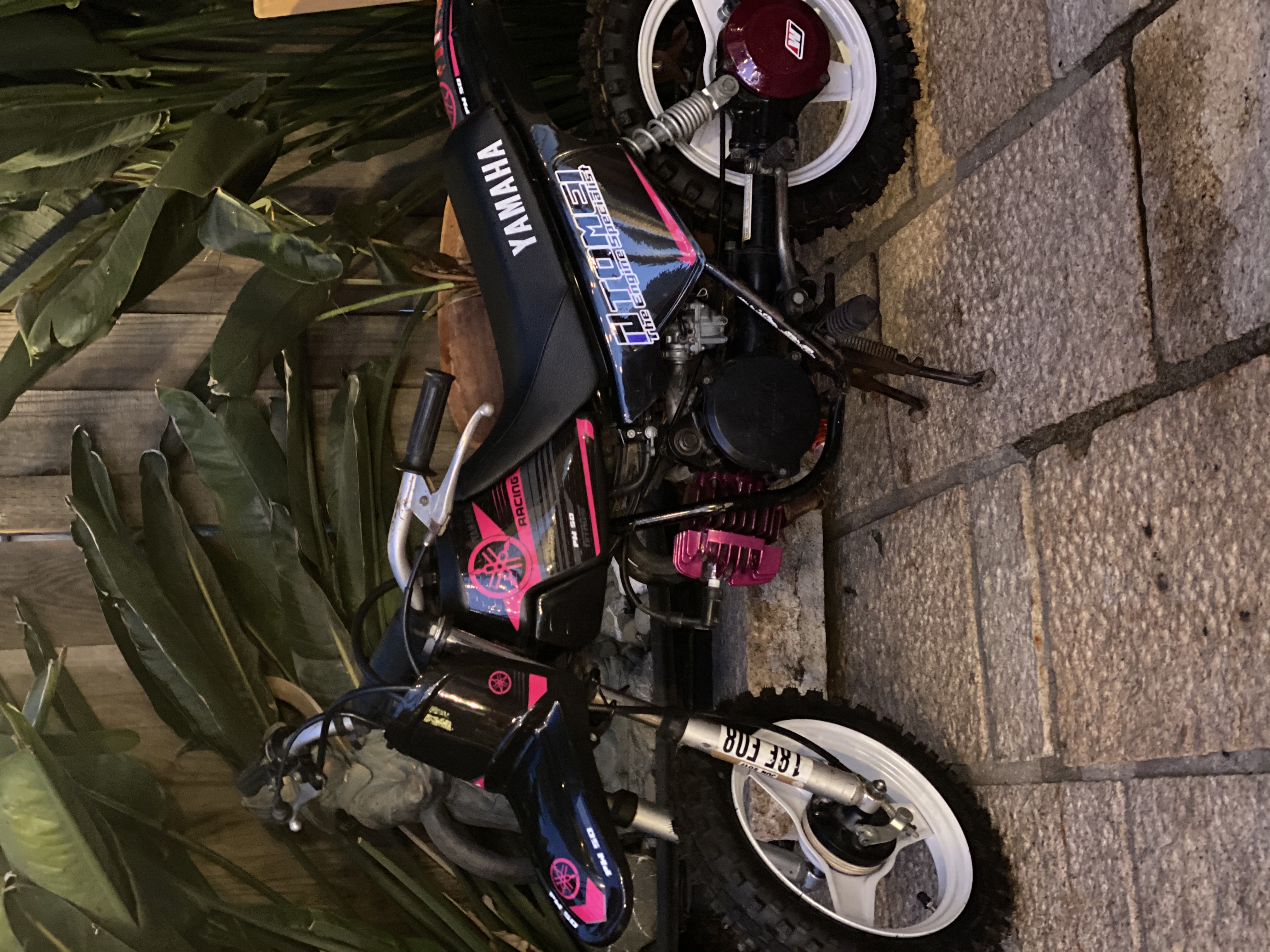 Star Racing Pw50 Yamaha PW50 Parts finished in Racing Raspberry | Prismatic Powders