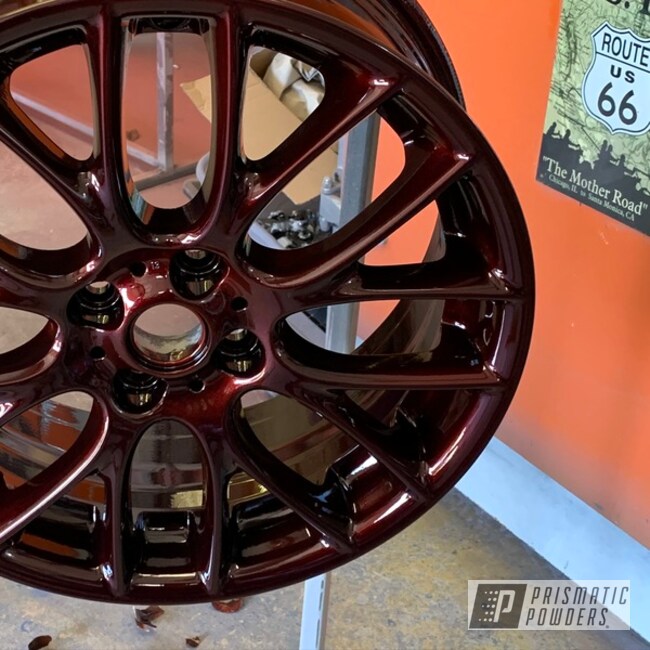 Powder Coated 18 Inch Aluminum Wheels In Pmb-8056 And Ppb-8057