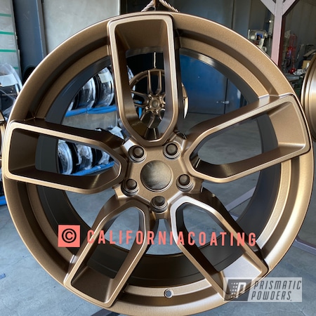 Powder Coating: Highland Bronze PMB-5860,Automotive,Soft Clear PPS-1334,Wheels