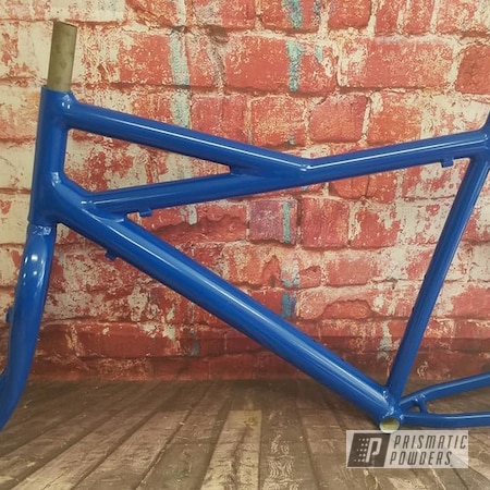Powder Coating: Bike Parts,Bicycles,Bicycle,Bike Frame,Bicycle Frame,Brazilian Blue PMB-0770