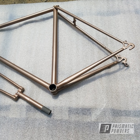 Powder Coating: Copper Jacket PMB-2562,Bicycles,Bicycle Fork,applied plastic coatings inc,Bicycle Frame