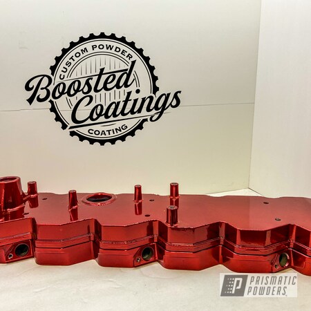 Powder Coating: Engine Cover,Valve Cover,Dodge,LOLLYPOP RED UPS-1506,Automotive