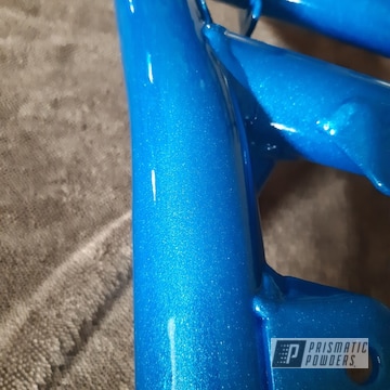 Powder Coated Polaris Rzr Frame In Pms-4621 And Pps-2974