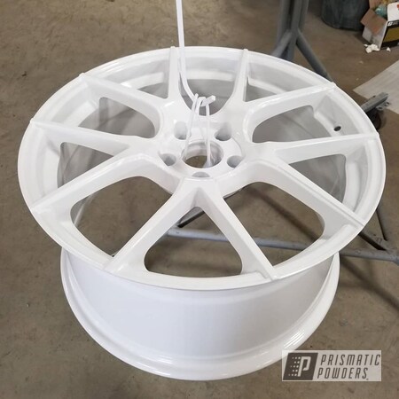 Powder Coating: Gloss White PSS-5690,Automotive Rims,Automotive,Wheels